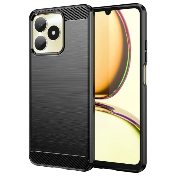 Силиконов Калъф Carbon за Realme Note 50 4G, Черен 1