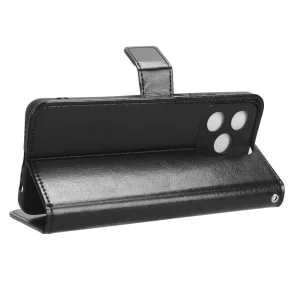 Wallet Case Crazy Horse for Realme C53, Black 3
