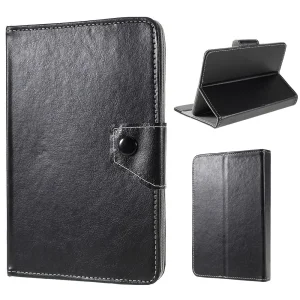 Universal Wallet Case Crazy Horse for Tablet 10 inch, Black