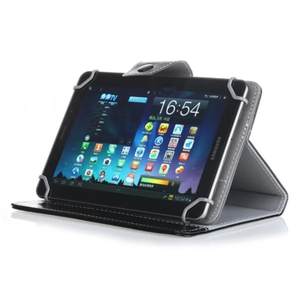Universal Case Wallet Leather Stand for Tablet 8 inches, Black 2