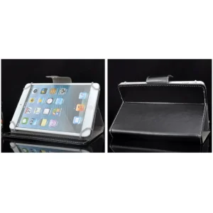 Universal Case Wallet Leather Stand for Tablet 8 inches, Black 3