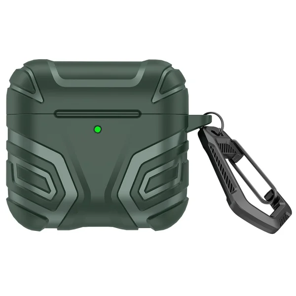 Shockproof Split Design case for AirPods 4, Green 1