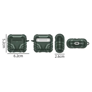Shockproof Split Design case for AirPods 4, Green 4