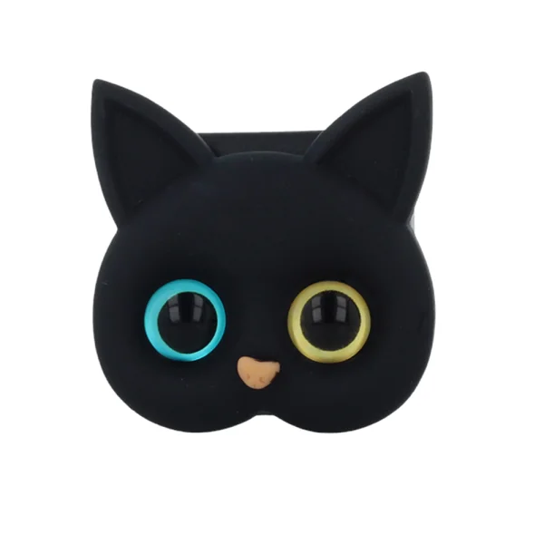 Държач за телефон с огледало Cat, Черна котка 1