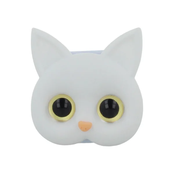 Държач за телефон с огледало Cat, Бял котка 1