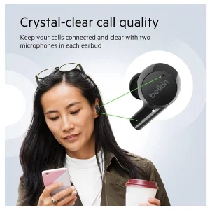 Слушалки TWS Belkin Soundform Rise, AUC004btBK, Черен 4