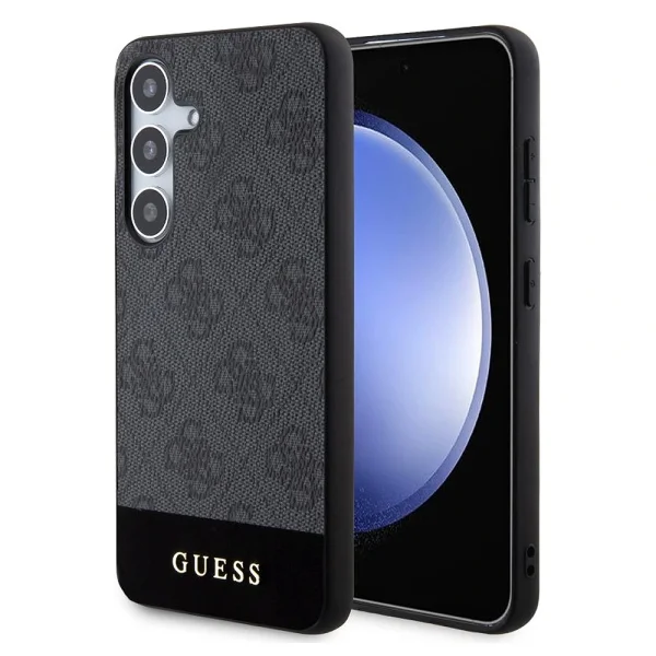 Калъф GUESS 4G Stripe за Samsung Galaxy S24 Plus, GUHCS24MG4GLGR, Сив 1
