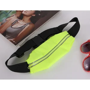 Sports waist pouch with window  6.2 inches, Yellow 4