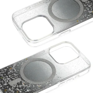 Shockproof case Moonlite MagSF for iPhone 15 Pro Max, Black - transparent 4