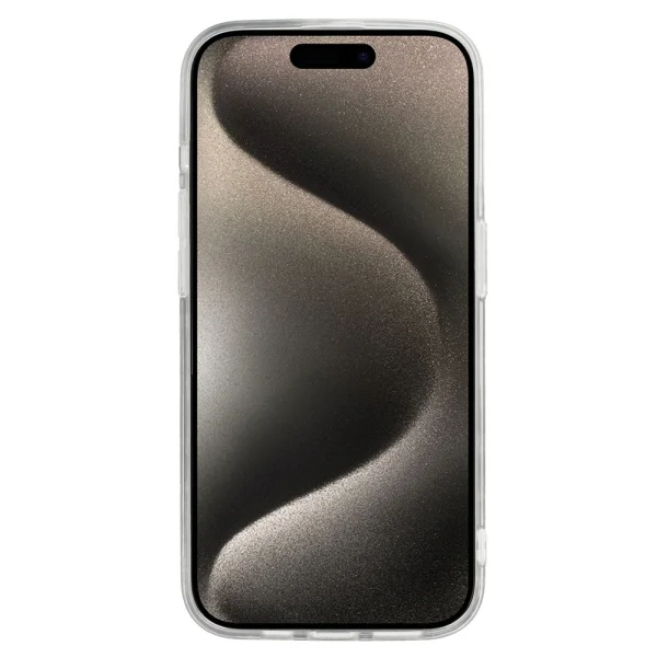 Удароустойчив калъф Moonlite MagSF за iPhone 15, Розов - прозрачен 3