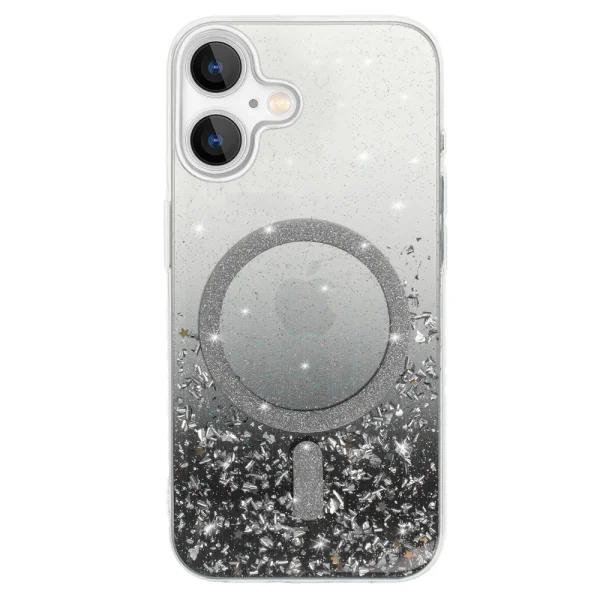Shockproof case Moonlite MagSF for iPhone 16 Plus, Black - transparent 1