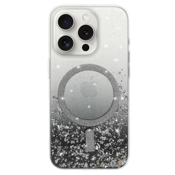Shockproof Case Moonlite MagSF for iPhone 16 Pro, Black - transparent 2