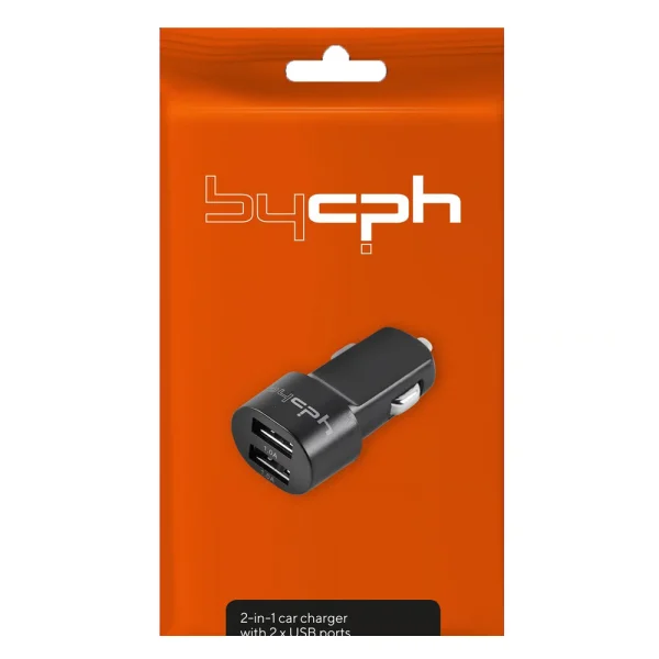 12V Leki bycph Car Charger, Black 2