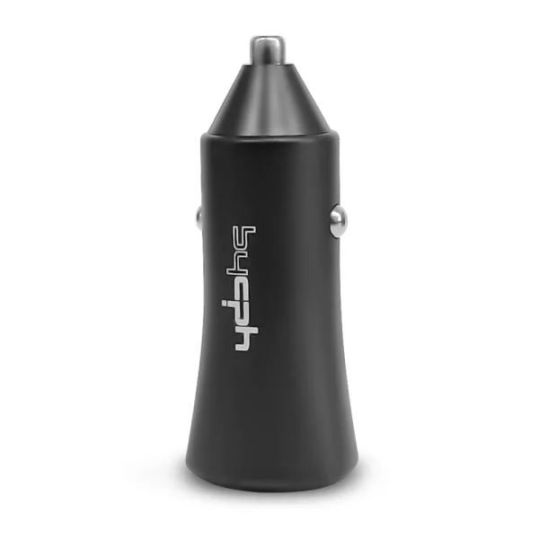Зарядно за кола 12V Leki bycph Pro Car Charger, PD, 1xUSB-A и 1xUSB-C, Черен 2