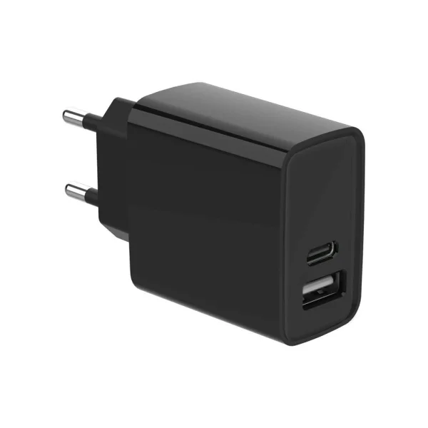 Зарядно 220V Leki bycph Pro 20W, 1xUSB, 1xUSB-C, Черен 1