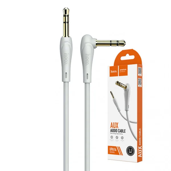Аудио кабел HOCO AUX UPA14, 3.5mm, 1м, Сив 2