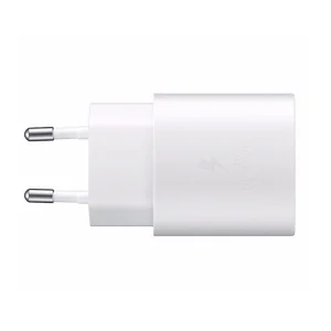 Зарядно SAMSUNG EP-TA800EWE 25W, с кабел EP-DA905BWE USB-C към USB-C, Бял, bulk 4