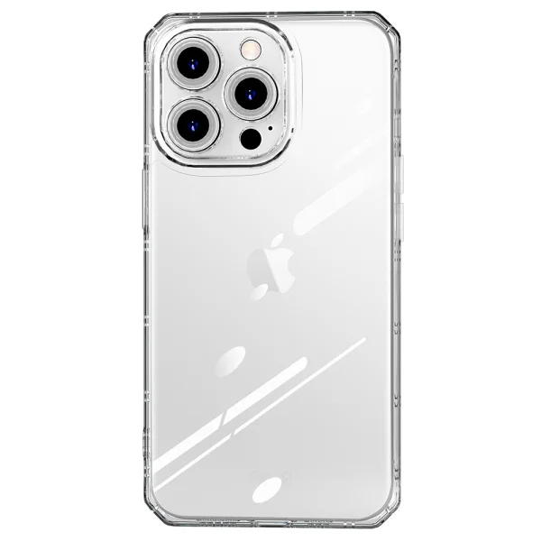 Силиконов калъф Armor Antishock за iPhone 15 Pro, Прозрачен 3