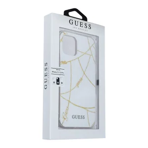 Гръб Guess CHAIN COLLECTION за iPhone 12 / iPhone 12 Pro, Бял 3