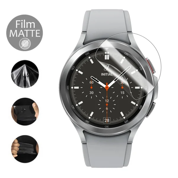 MATTE Hydrogel Protector for Samsung Galaxy Watch 4 46mm smartwatch 1