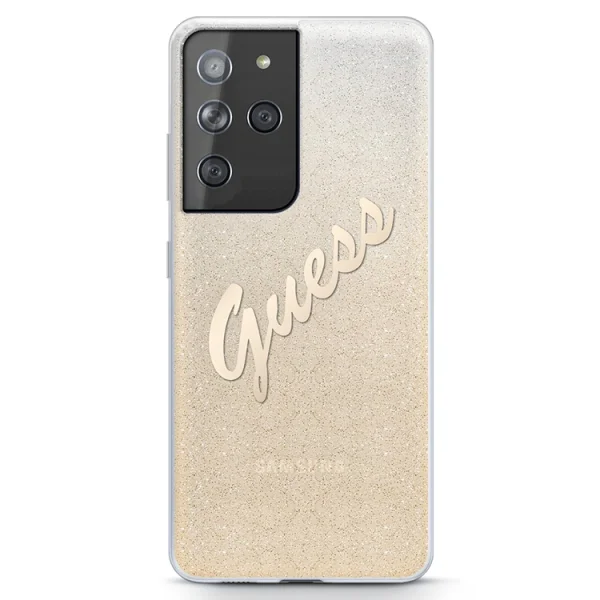 Guess Case for Samsung Galaxy S21 Ultra, Gold 2