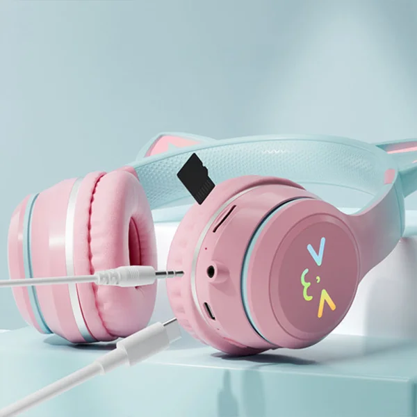 Wireless Headphones CATEAR CA-042 Bluetooth, Pink 2