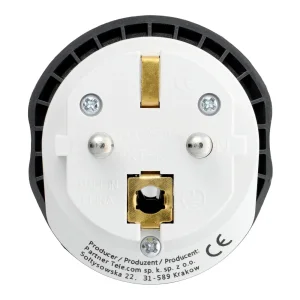 Преходник Blue Star GO TO Europe (Type E) 16A, Бял 3