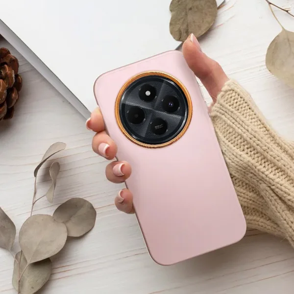 Shockproof case FRAME for Xiaomi Redmi 14C, Pink 3