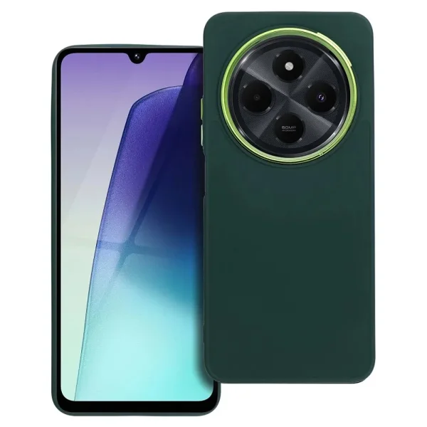 Shockproof case FRAME for Xiaomi Redmi 14C, Green 1