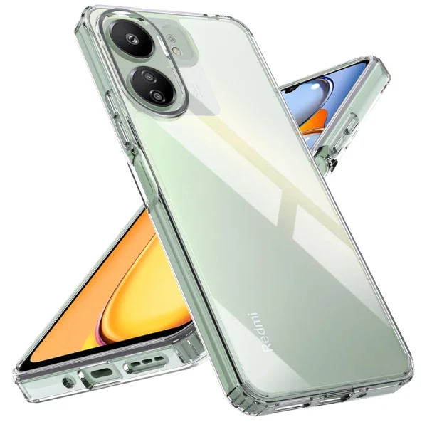 Shockproof case Super Hybrid for Xiaomi Redmi 13C, Transparent 1
