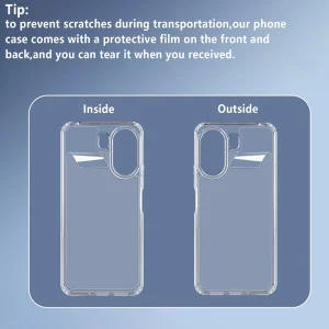 Shockproof case Super Hybrid for Xiaomi Redmi 13C, Transparent 4