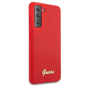 Guess Vintage Cover Case for Samsung Galaxy S21, Red 4