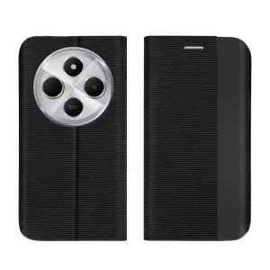 Калъф Тефтер SENSITIVE за Xiaomi Redmi 14C, Черен 4