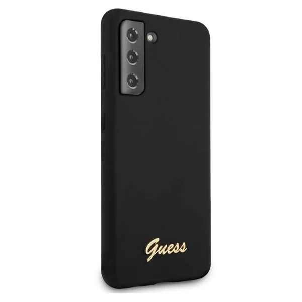 Guess Vintage Cover Case for Samsung Galaxy S21, Black 2