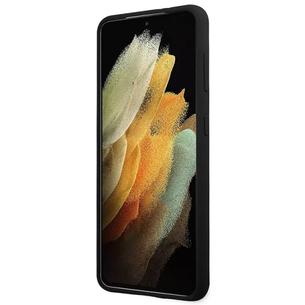 Guess Vintage Cover Case for Samsung Galaxy S21, Black 3