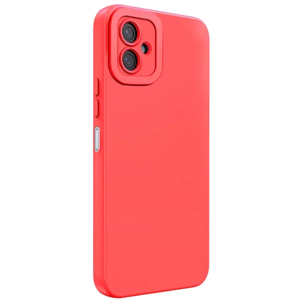 Силиконов калъф Matt Frame за Samsung Galaxy A06, Червен 2
