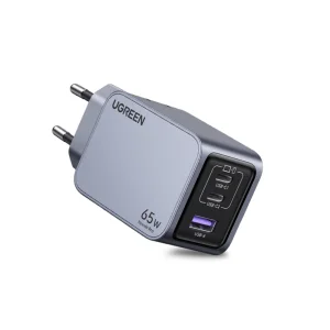 Зарядно устройство UGREEN X755 Nexode Pro 220V 2xUSB-C,1xUSB A, GaN, 65W, с кабел USB-C 6