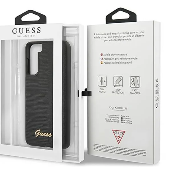 Гръб Guess  LIZARD COLLECTION за Samsung Galaxy S21, Черен 5