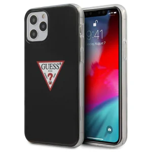 Гръб Guess TRIANGLE COLLECTION за PHONE 12 / iPhone 12 PRO, Черен