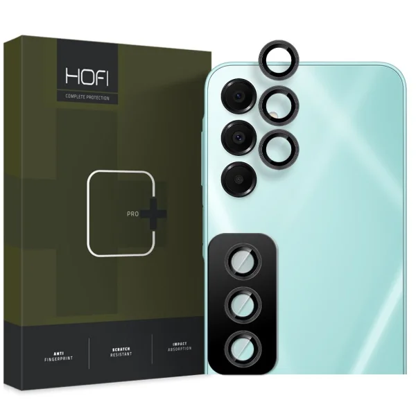Стъклен Протектор HOFI Camring Pro Plus за камерата на Samsung Galaxy S24 FE, Черен 1