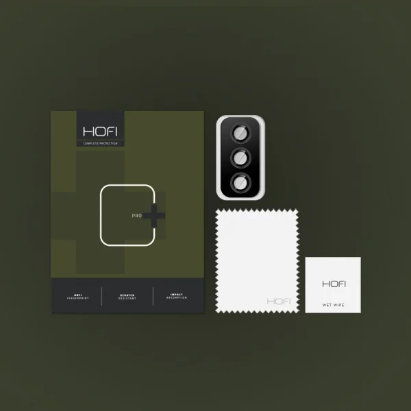 Стъклен Протектор HOFI Camring Pro Plus за камерата на Samsung Galaxy S24 FE, Черен 2