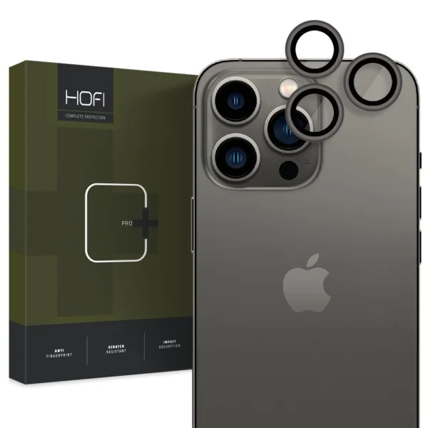 HOFI Camring Pro Plus Glass Camera Protector for iPhone 15 Pro / 15 Pro Max, Black 1