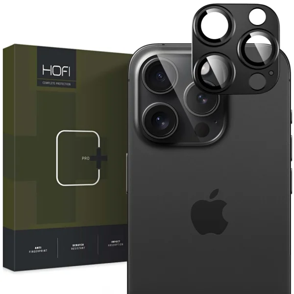 HOFI Glass Camera Protector for iPhone 16 Pro / 16 Pro Max, Black 1
