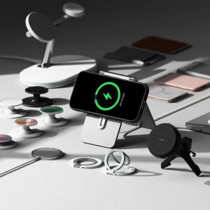 Силиконов калъф Ringke Onyx Magnetic MagSF за iPhone 16 Pro Max, Черен 6