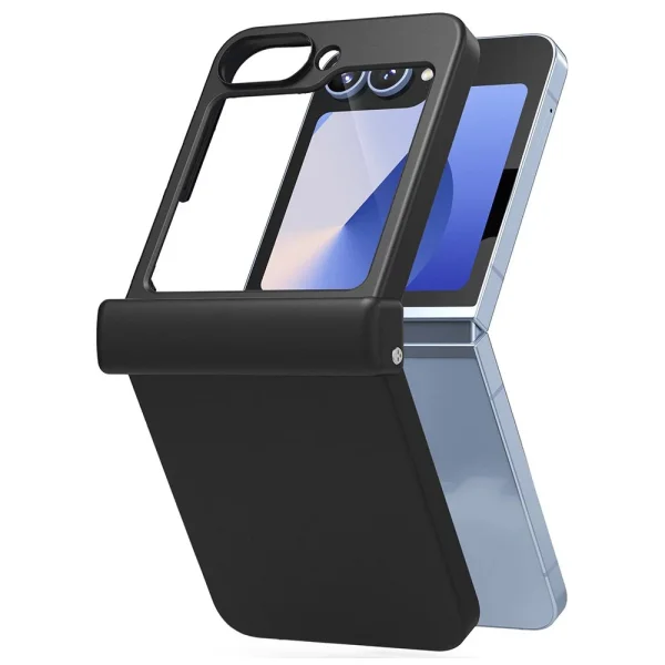 Удароустойчив калъф Ringe Slim Hinge Magnetic MagSF за Samsung Galaxy Z Flip 6, Черен 1