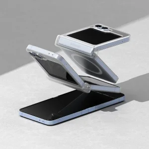 Удароустойчив калъф Ringe Slim Hinge Magnetic MagSF за Samsung Galaxy Z Flip 6, Прозрачен 4