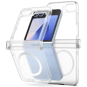 Удароустойчив калъф Ringe Slim Hinge Magnetic MagSF за Samsung Galaxy Z Flip 6, Прозрачен 5