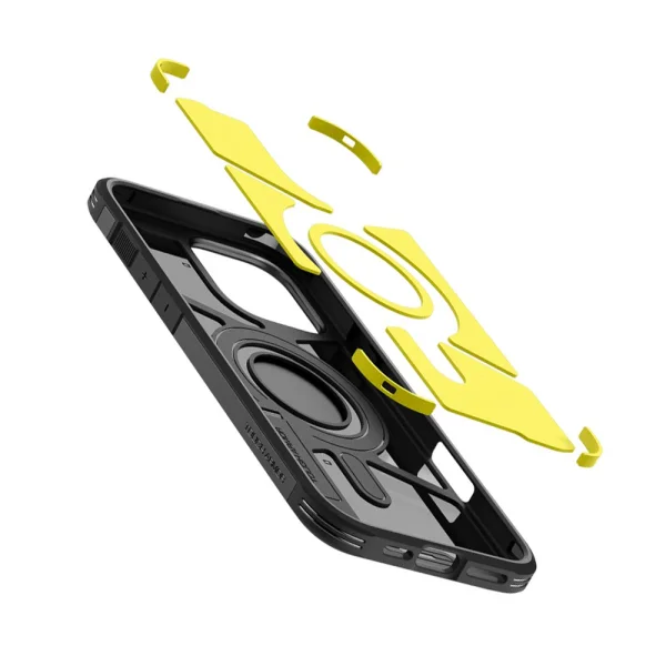 Spigen Tough Armor Mag MagSafe Shockproof Case for iPhone 16 Pro Max, AC08013, Black 6
