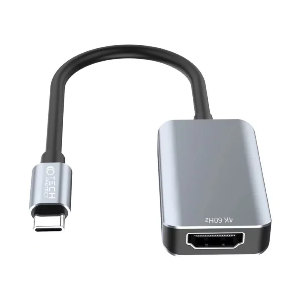Адаптер Tech-Protect Type-C към HDMI 2.1, 4K, 60HZ, Черен 2