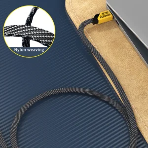 USB cable SENDEM M81, USB-C to Lightning, 27W, PD, 1m, Yellow 3